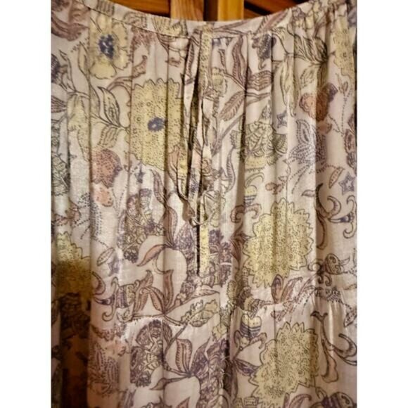 Roller Rabbit Women’s Pastel Floral Tiered Long Sleeve Dress Size XS Cottagecore - Picture 10 of 16